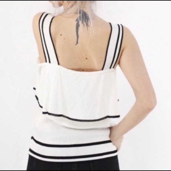 ZARA Knit Ruffle Tank - Picture 2 of 2